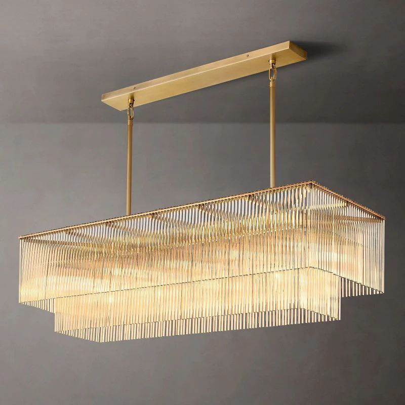 Amadeoo Rectangular Chandelier 54"