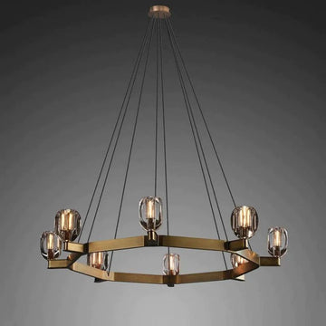 Linna Contemporary Circular Living Room Pendant