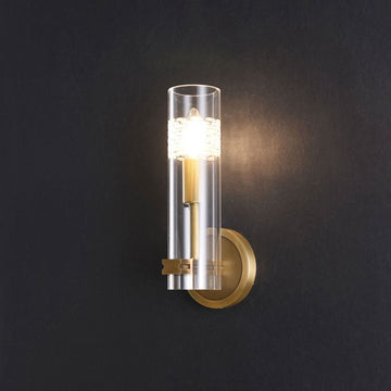 Brass Kaleidoscope Wall Sconce