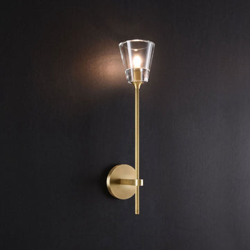 Bell Grand Goblet Wall Sconce, Brass