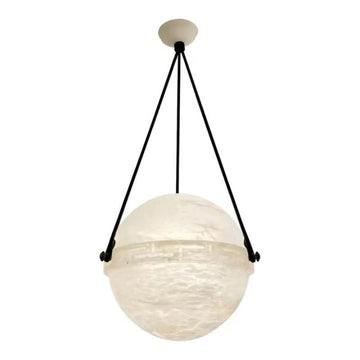 Alabaster Globe Pendant Light 10"D 20"D