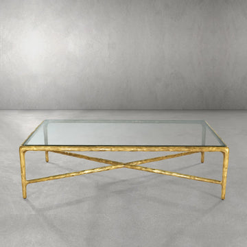 Thaddeus Glass Rectangular Coffee Table