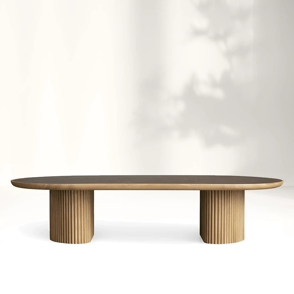 Astor Coffee Table/ HONEY/ ESPRESSO BROWN/ 64"