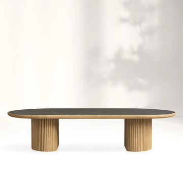 Astor Coffee Table 64" -
honey black