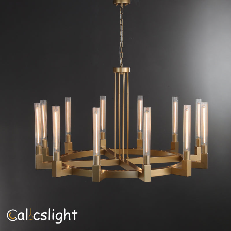 Cannel Round Chandelier 60"