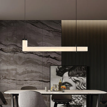 L-Axis Alabaster Pendant Lamp