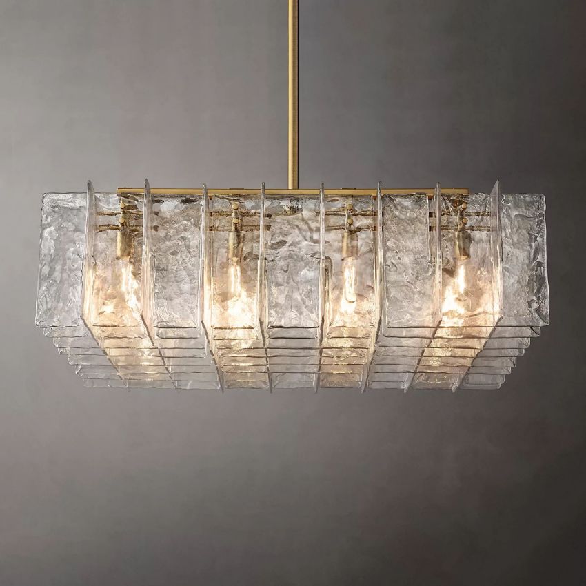 Lattica Square Chandelier 48" 16-Lights