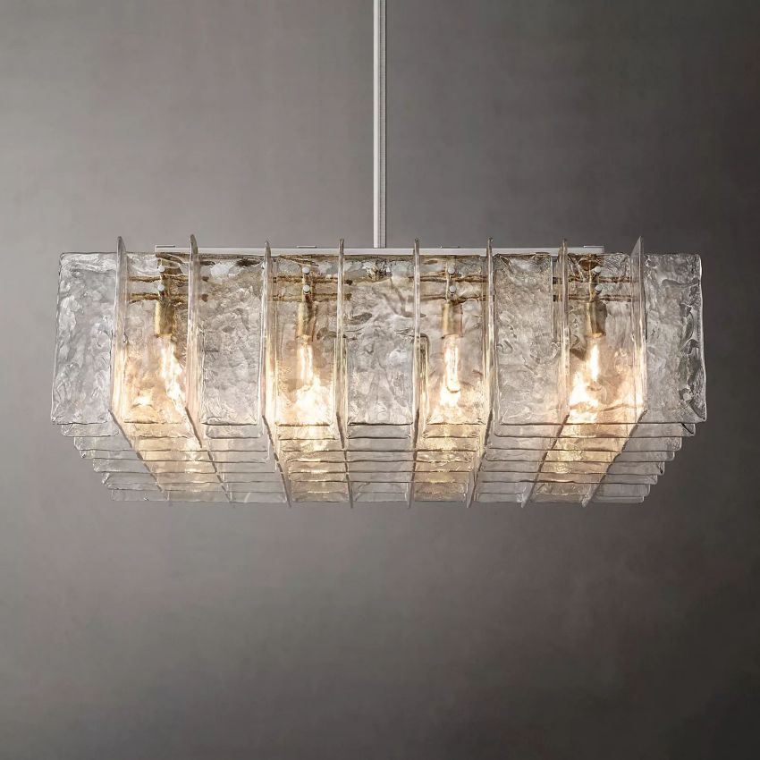 Lattica Square Chandelier 48" 16-Lights