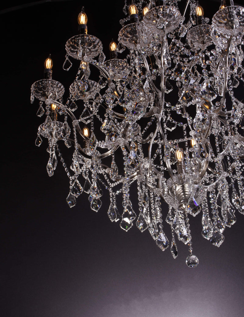 Empire Maria Theresa Crystal Chandelier 60” /50-LIGHT