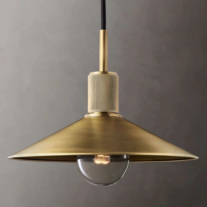 Mechanic Metal Slope Shade Island Pendant