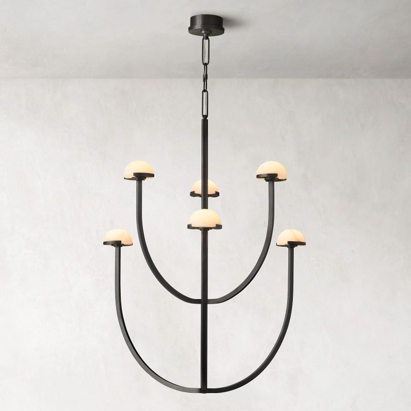 Pedra Round Chandelier 32"