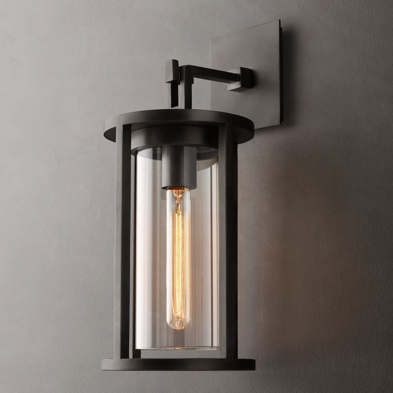 Devulde Round Grand Drop Outdoor Sconce