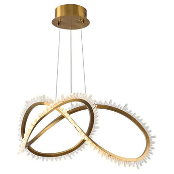 Leti Crystal Ring Chandelier