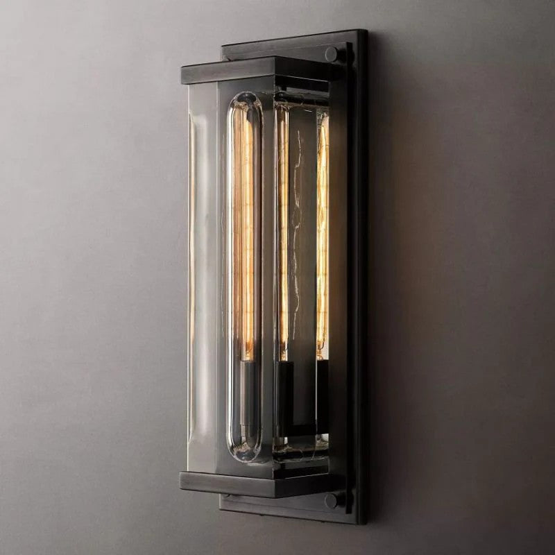 Savile Outdoor Rectangular Wall Sconce