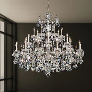 Traditional Crystal  1718 Century 28-lt 43" Chandelier