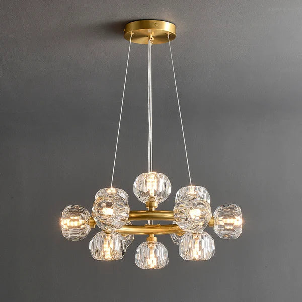 Boule De Clear Crystal Round Chandelier Cord