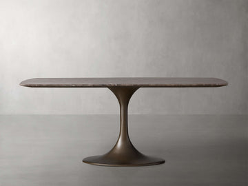 Saint Germain Stone Dining Table With Launette Base