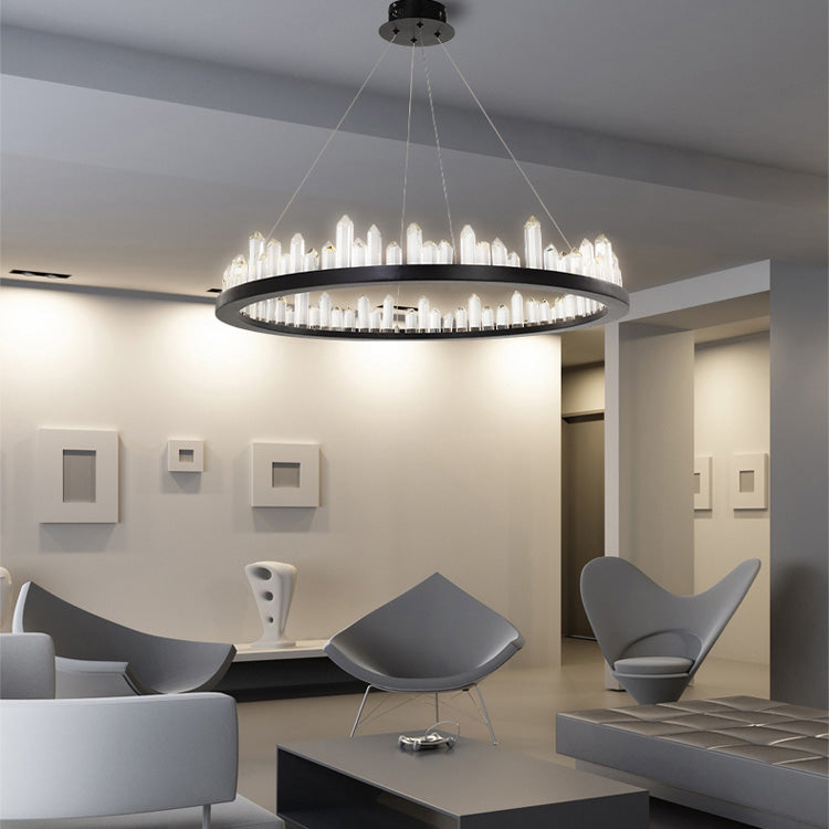 Leti Crystal Round Chandelier