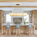 Alabaster Rectangular Chandelier L54