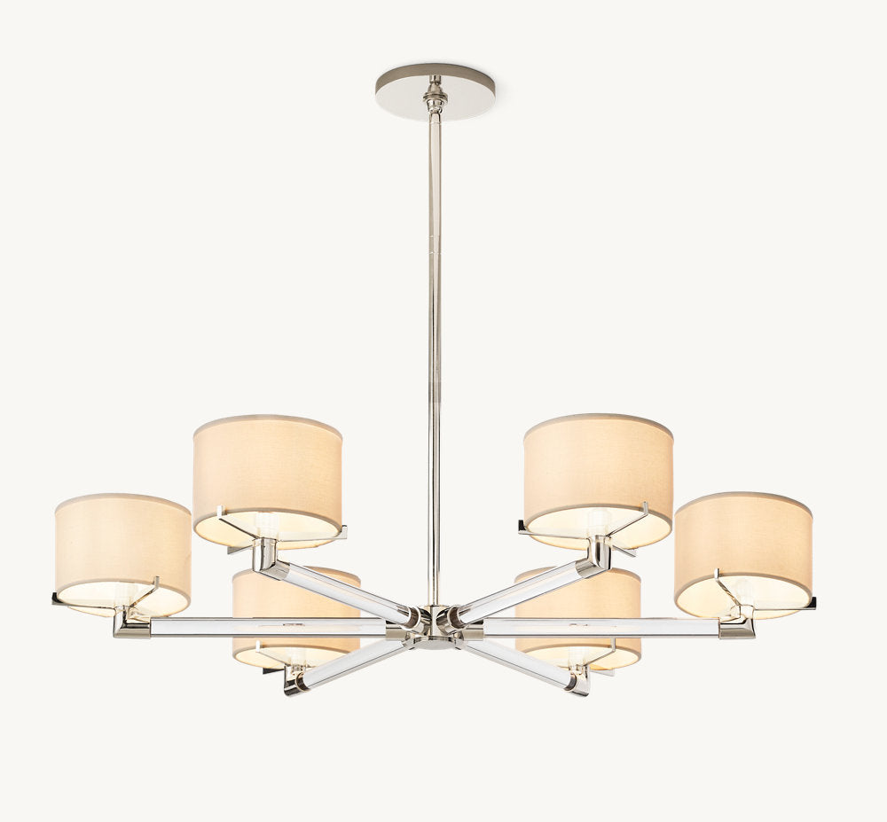 TRUMAN ROUND CHANDELIER 36"