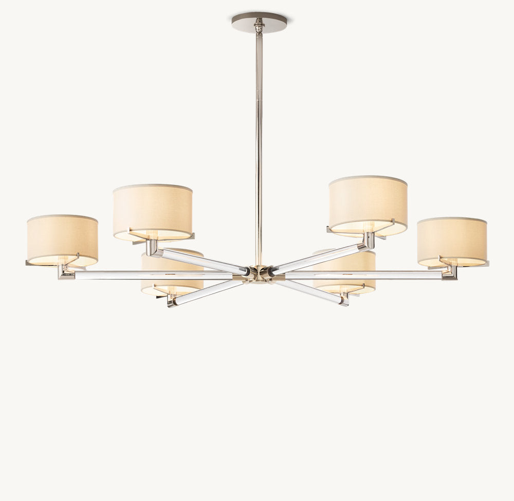 TRUMAN ROUND CHANDELIER 48"