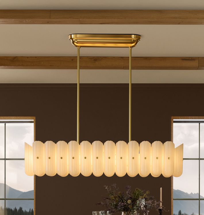 Lorna LED Linear Chandelier 55"