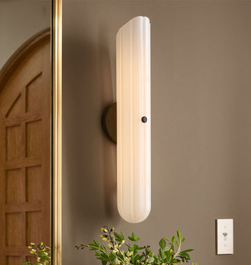 Lorna LED Sconce 12"H 24"H
